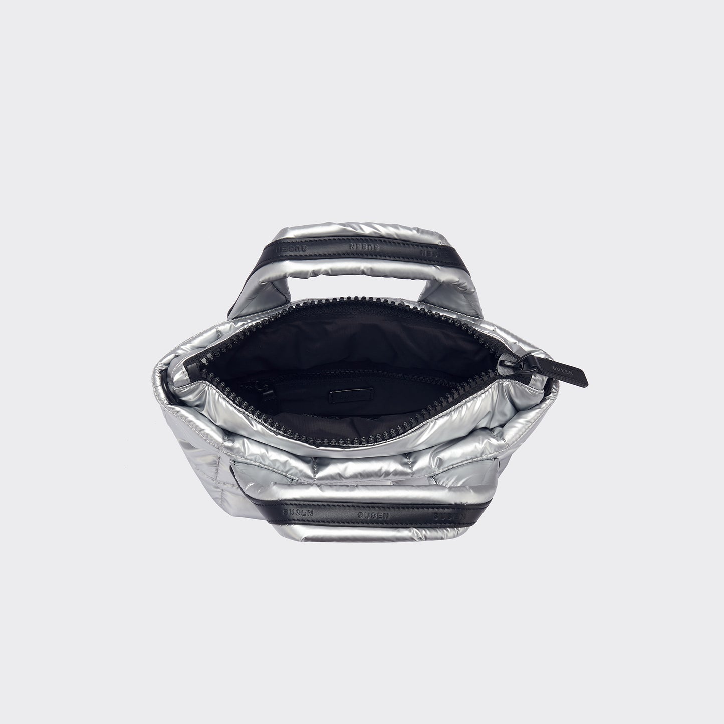 Raphael Small Size Tote - silvery