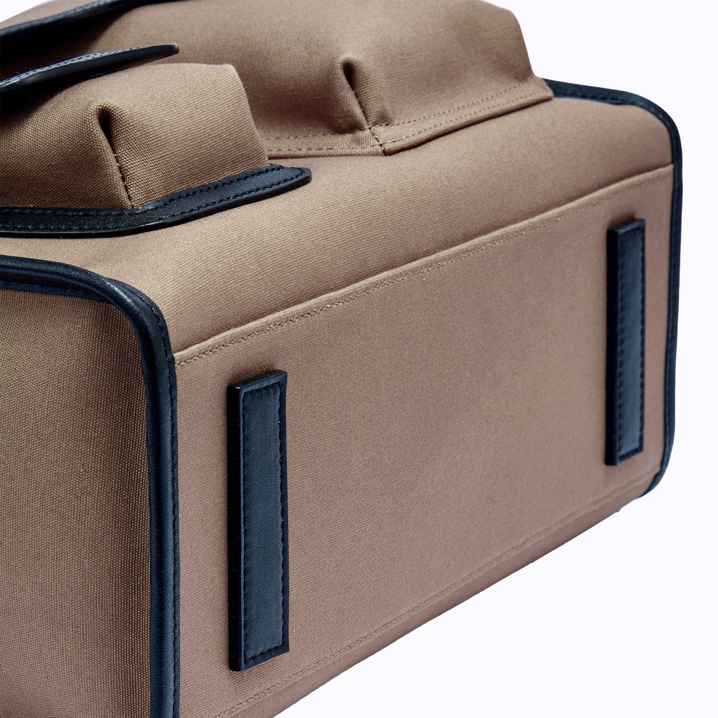 Gabriel Large Vertical Canvas Tote Bag - Mocha