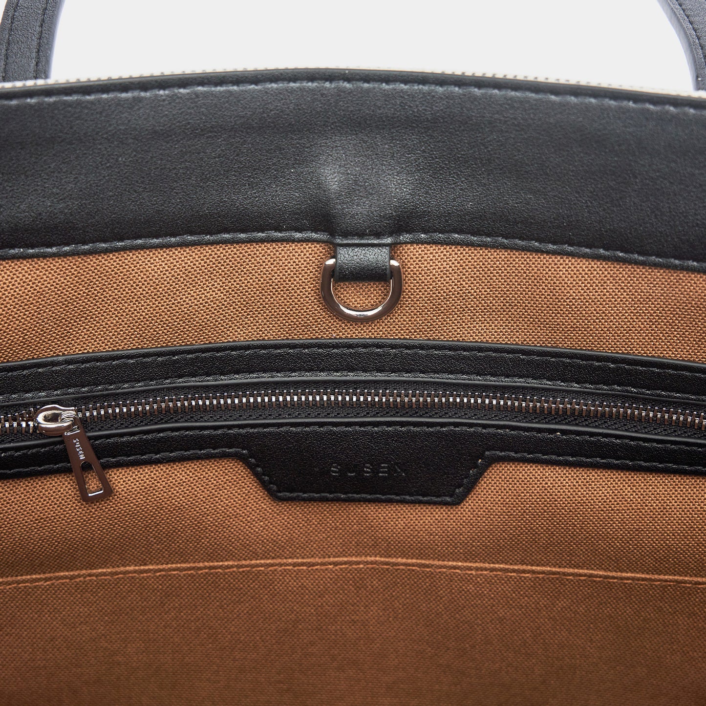 SUSEN Minimalist Canvas Tote Bag - Beige