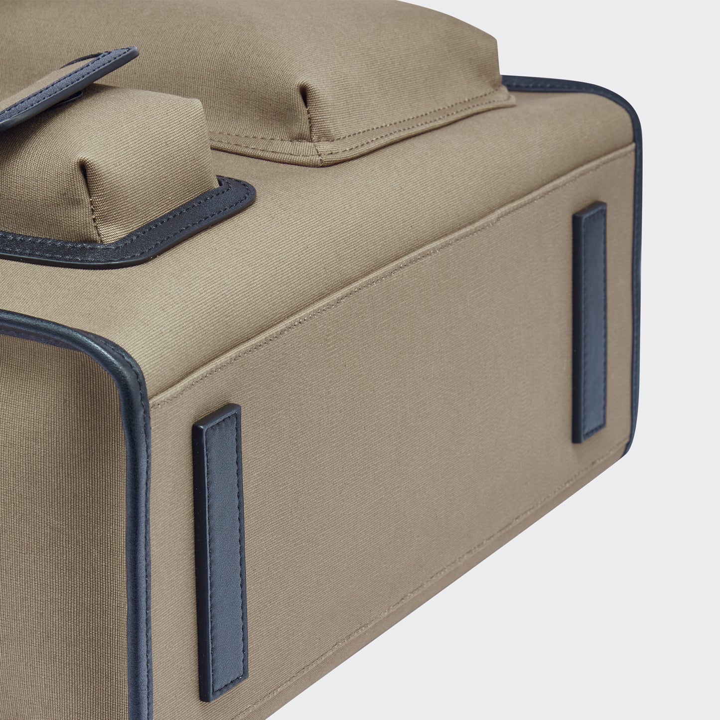 Gabriel Vertical Edition Small Size Canvas Tote- Mocha