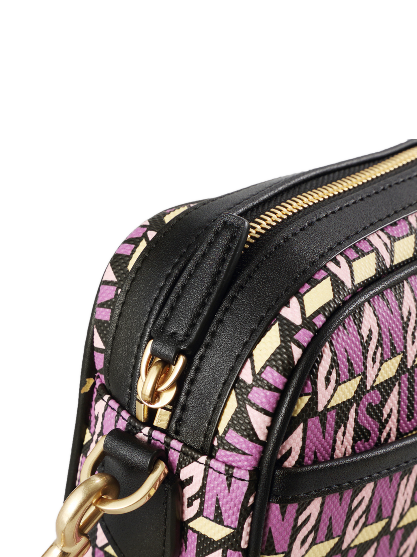 Brand Cross Body Monogram Bag - Purple