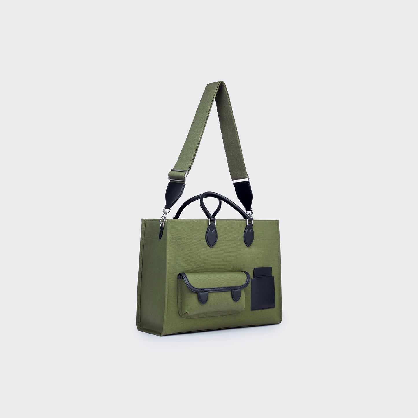 Gabriel Large Canvas Tote - Military green