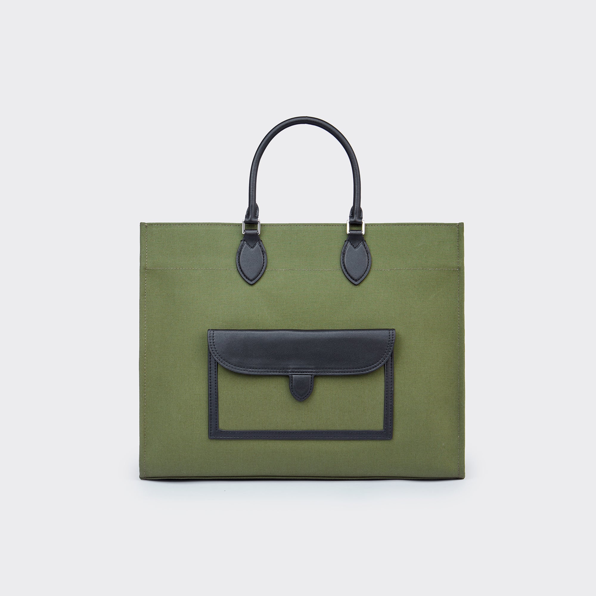 Gabriel Large Canvas Tote - Military green