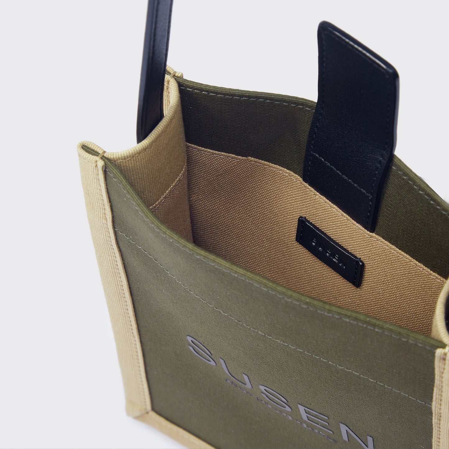 Canvas Crossbody Phone Bag - Army Green