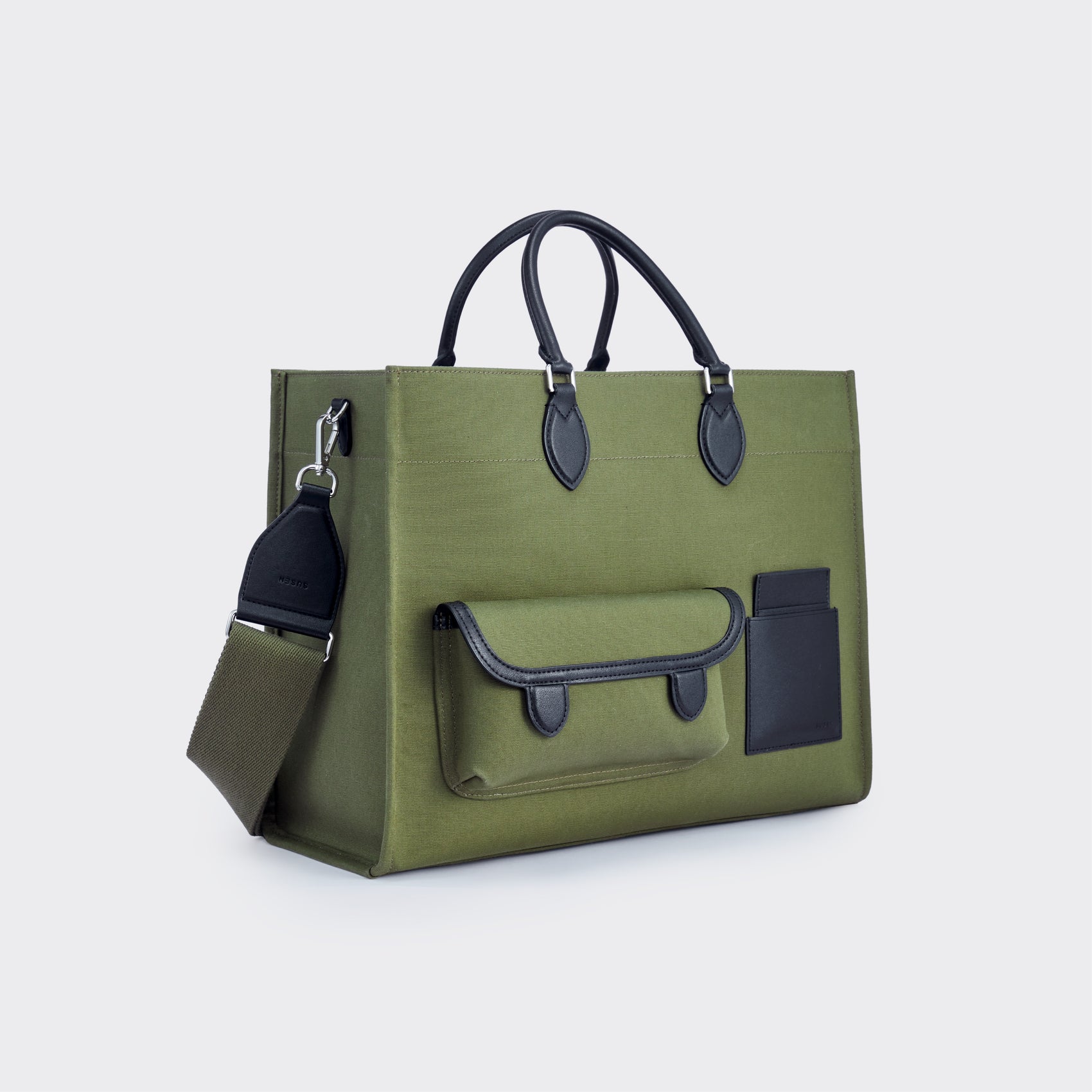 Gabriel Large Canvas Tote - Military green