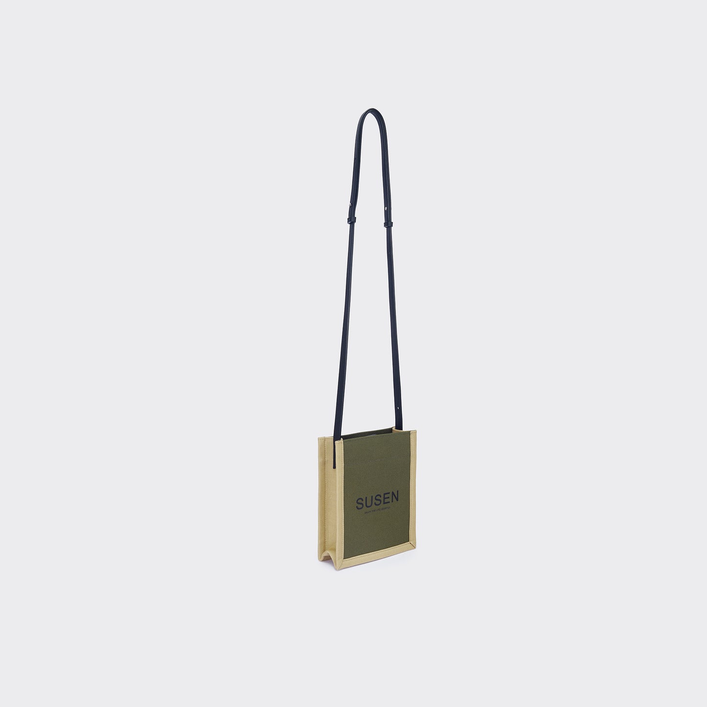 Canvas Crossbody Phone Bag - Army Green
