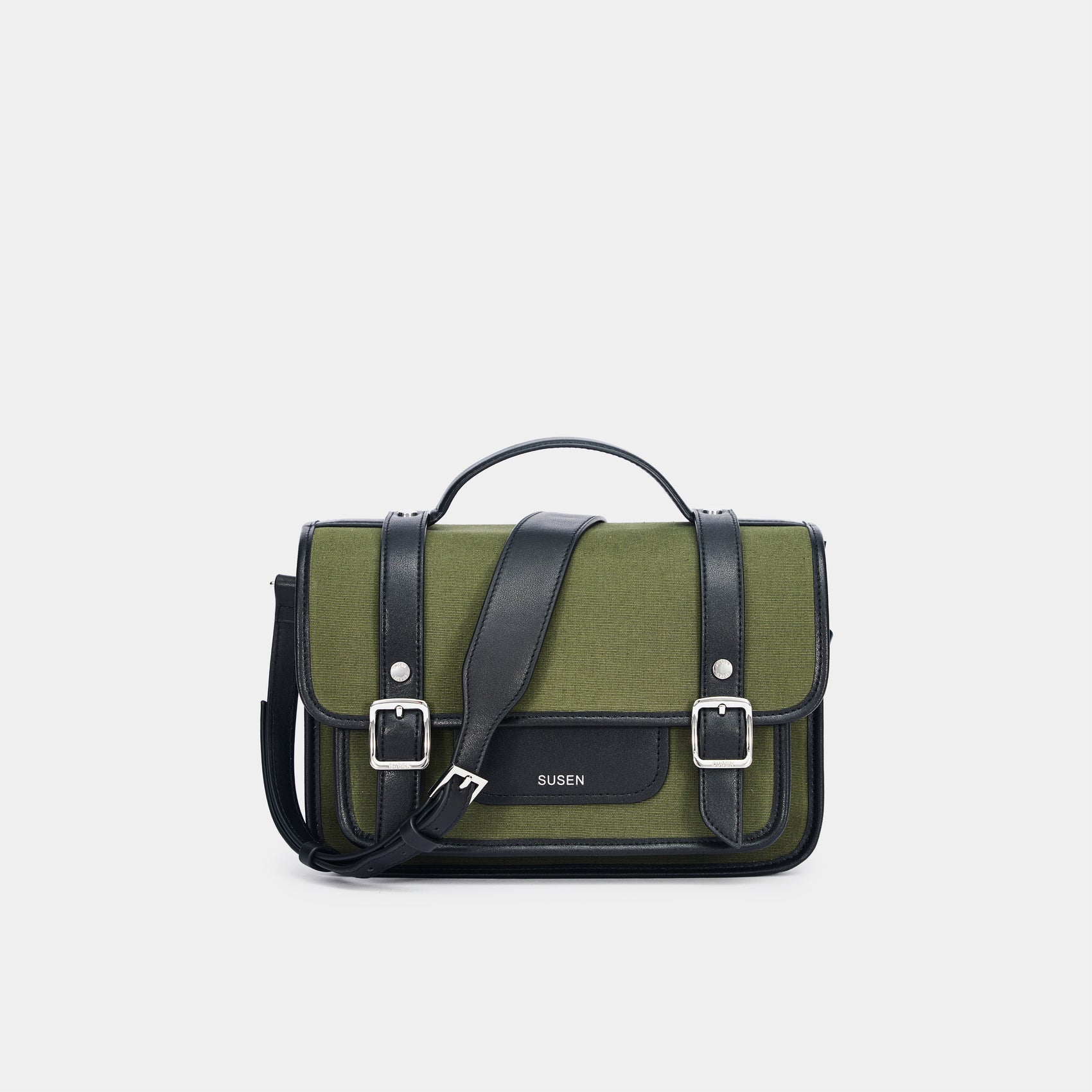 Gabriel Canvas Cambridge Bag - Military Green
