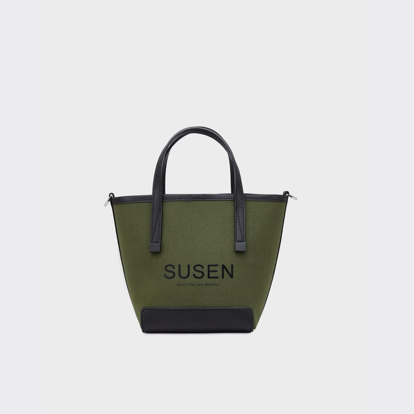 Gabriel Canvas Bucket Bag - Military Green