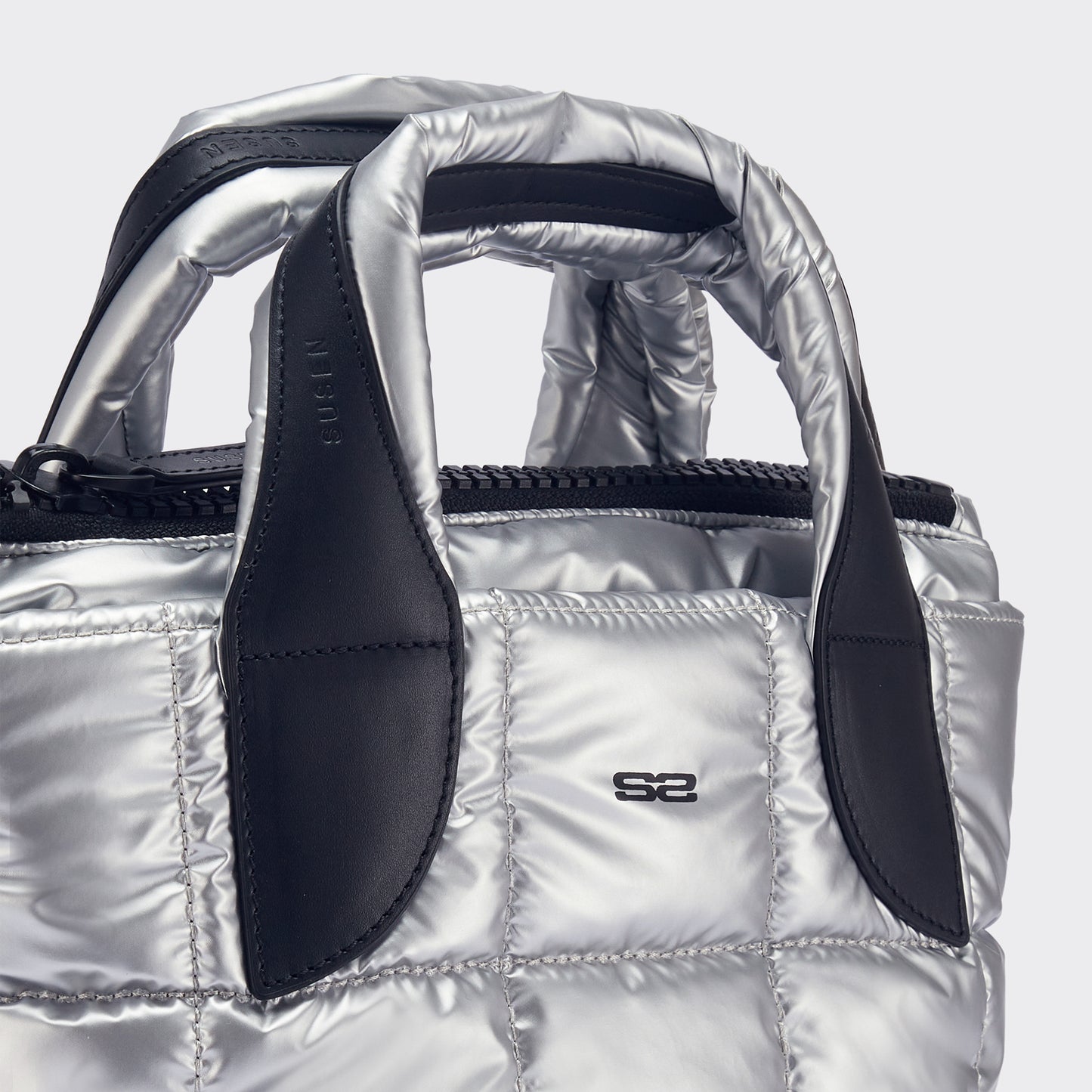 Raphael Small Size Tote - silvery