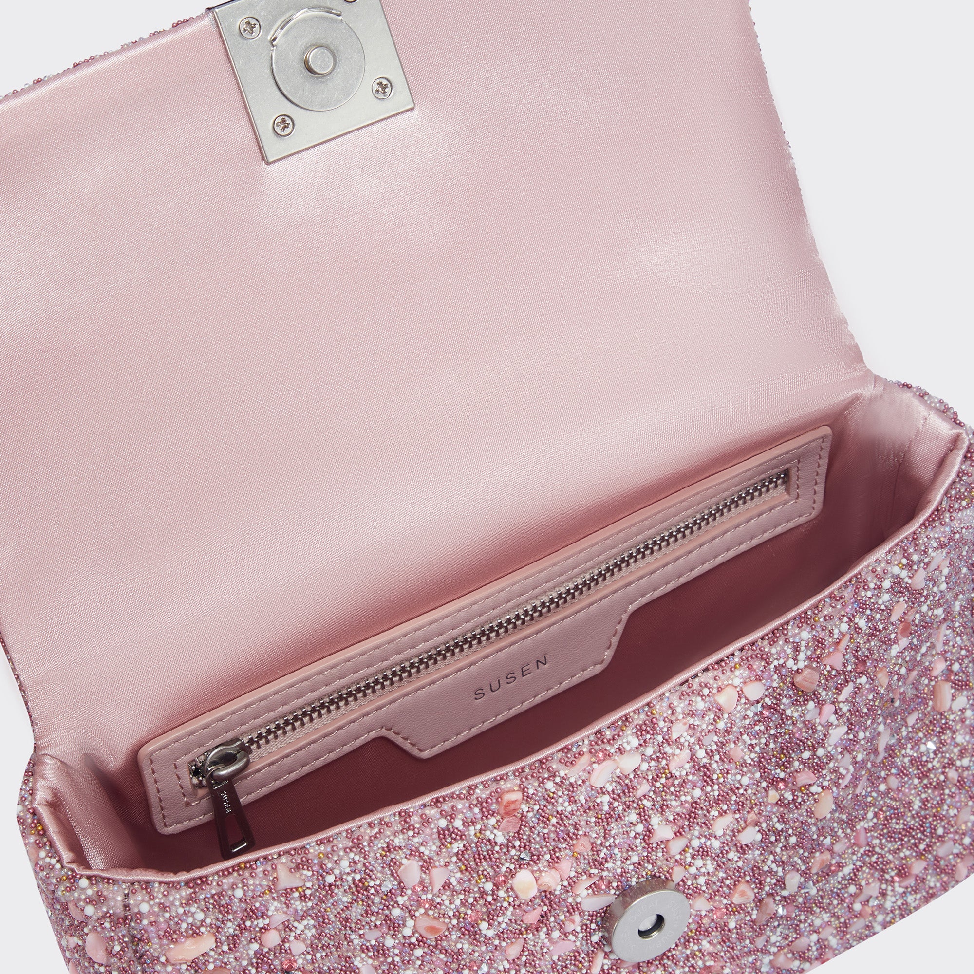 Mermaid Glitter Flap Shoulder Bag With Chain | Glitter Bag | Prom