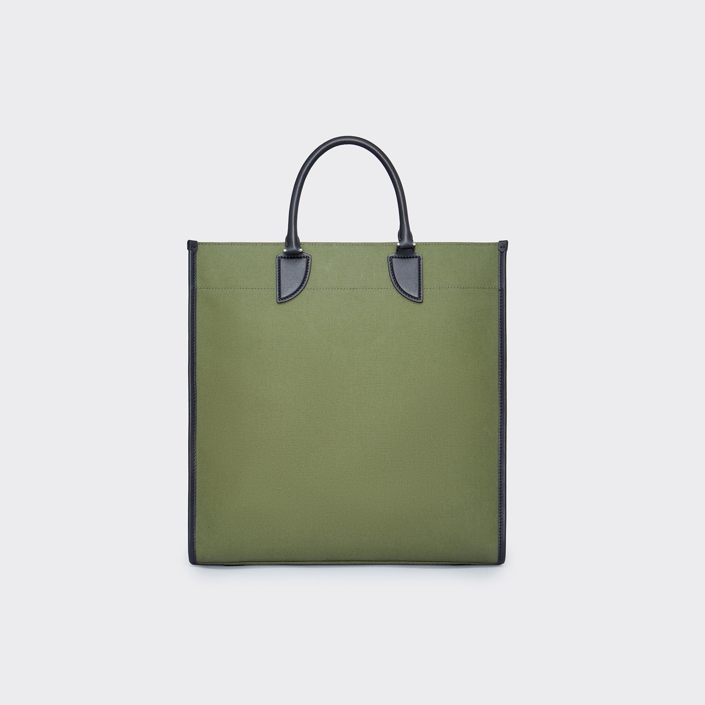 Gabriel Large Vertical Canvas Tote Bag  - Military green