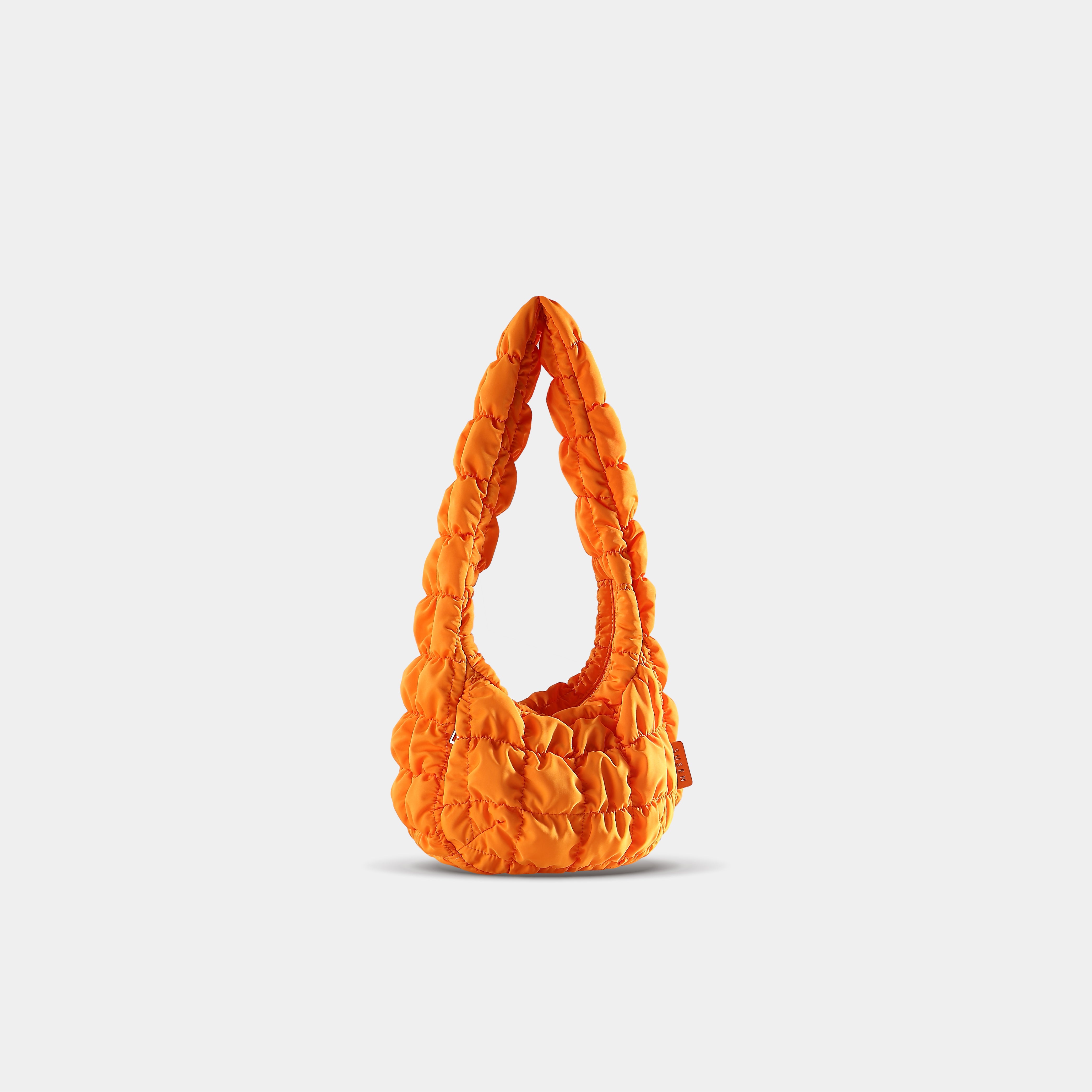 The Bubble Fold & Go Shoulder Bag - Orange