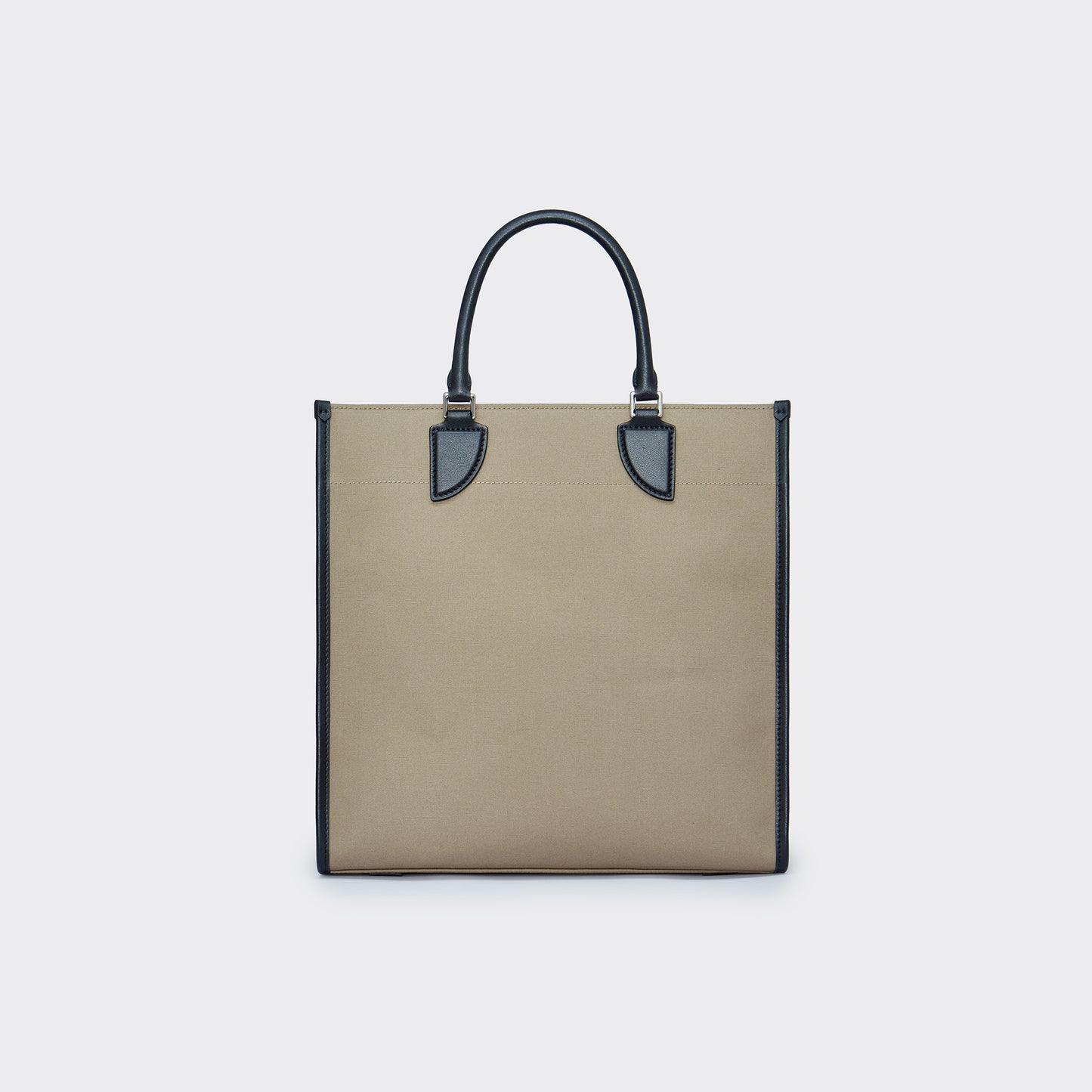 Gabriel Vertical Edition Small Size Canvas Tote- Mocha