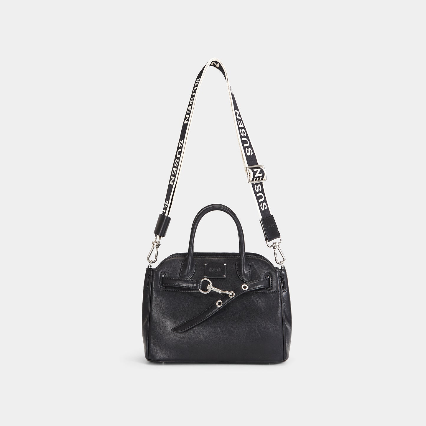 Two Tone Plant Tanned Calf Leather Multi Form Handbag - Small
