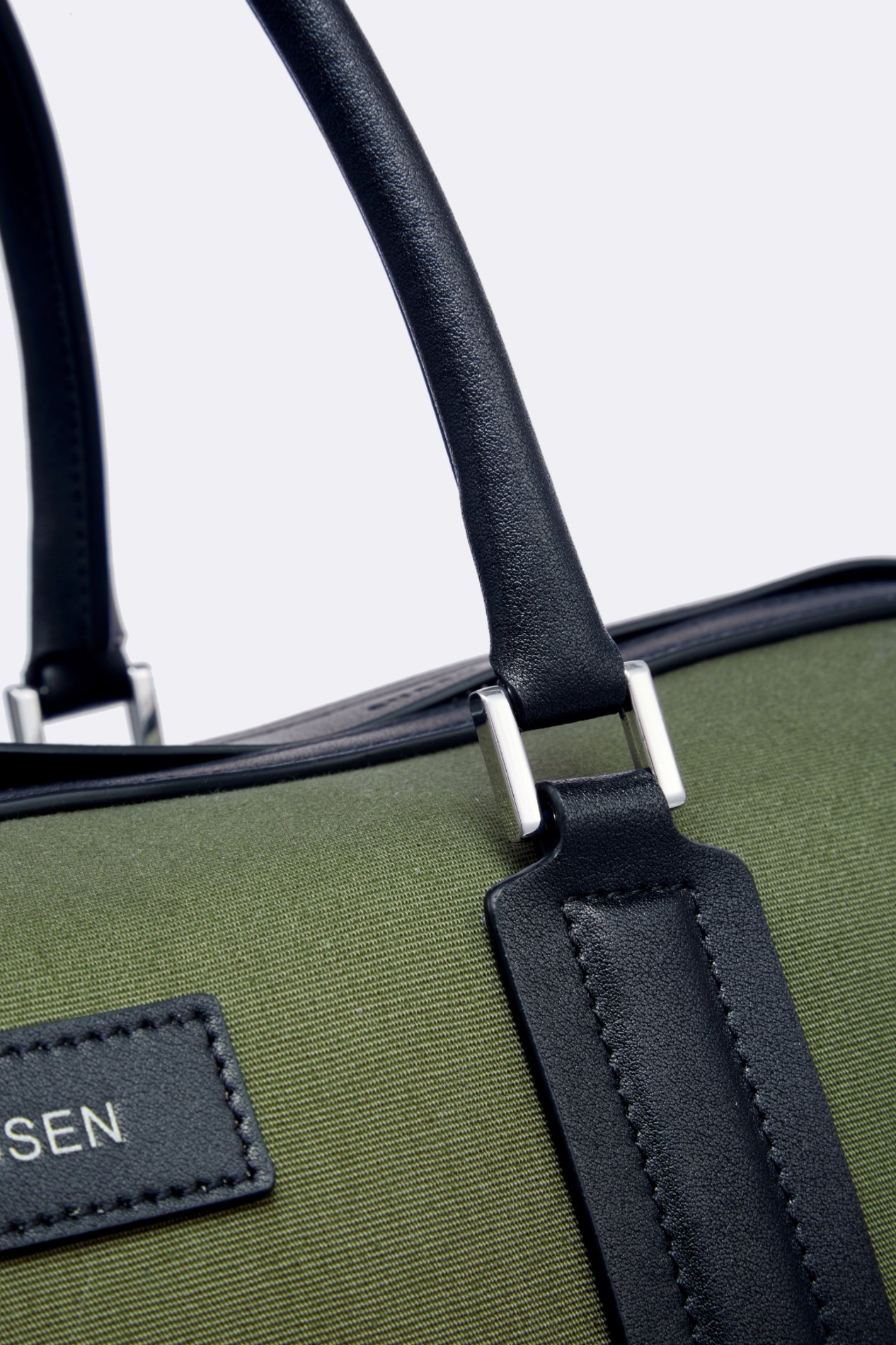 Gabriel  Large Canvas Travel Bag  - Military green