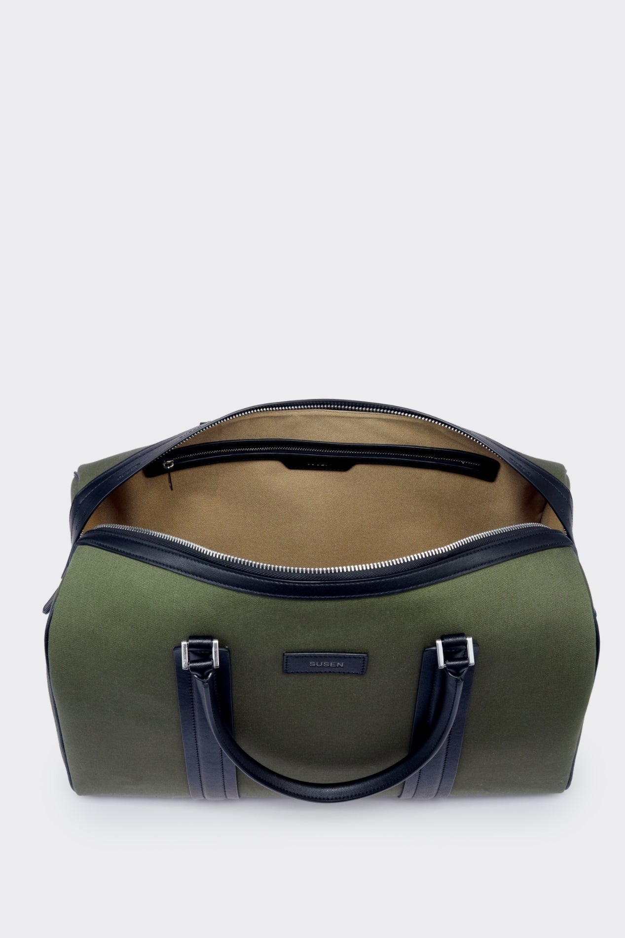 Gabriel  Large Canvas Travel Bag  - Military green