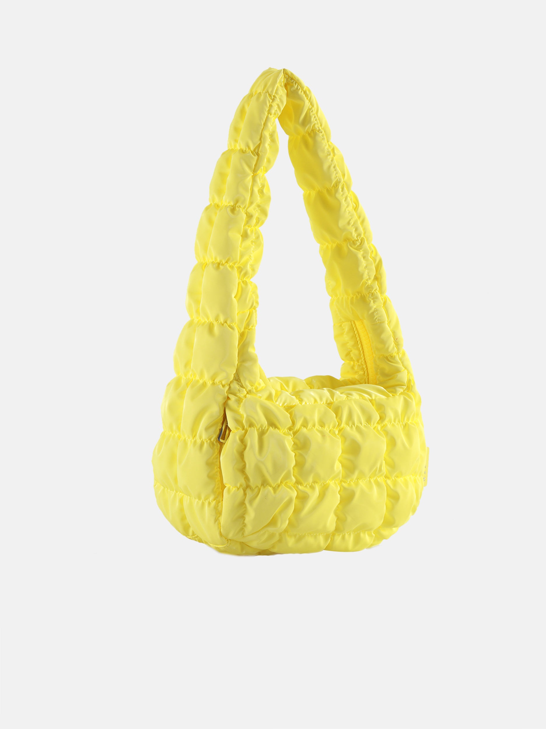 The Bubble Fold & Go Shoulder Bag - Bright Yellow