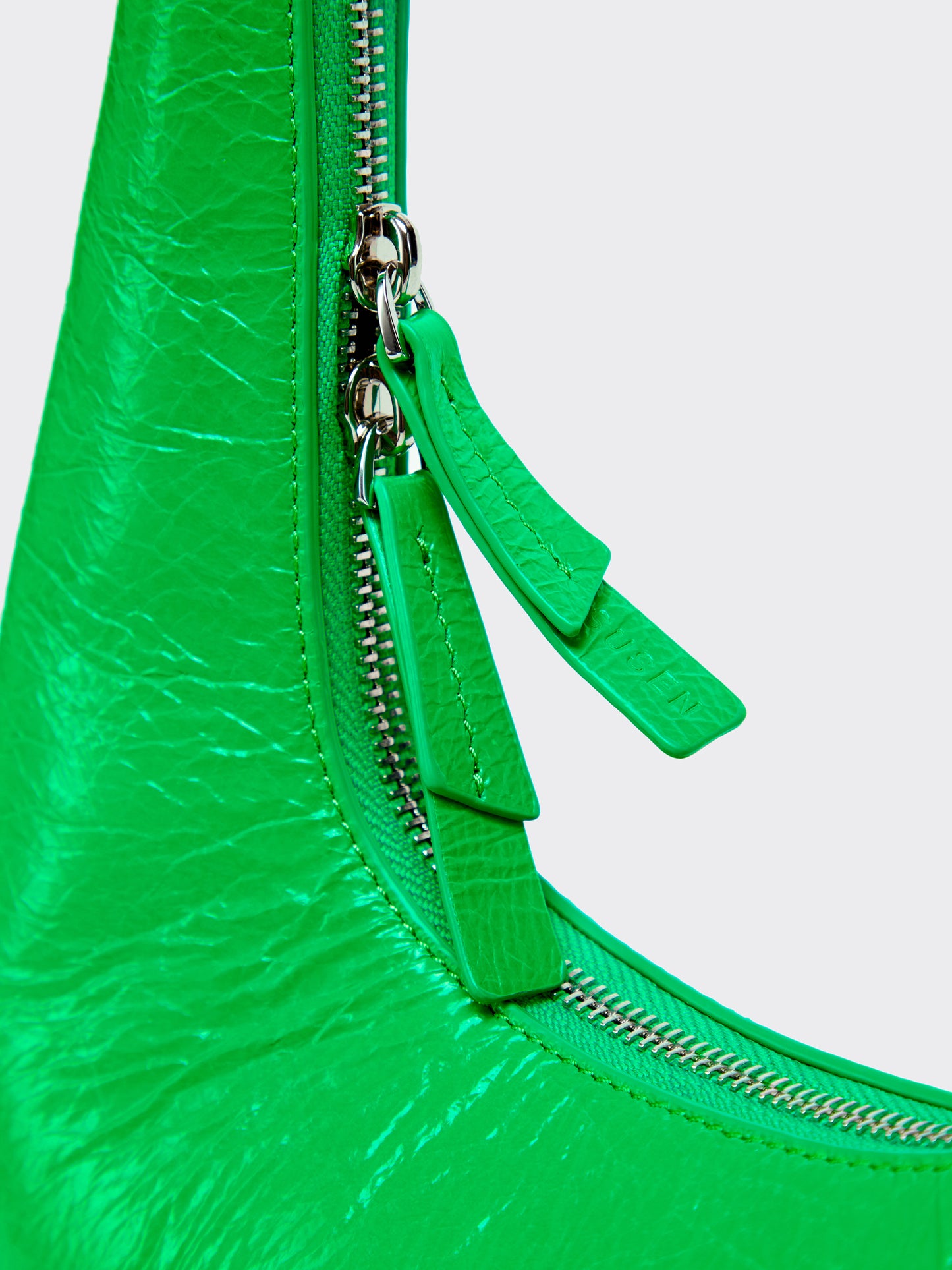 Small Shoulder Tartar Bag - Green